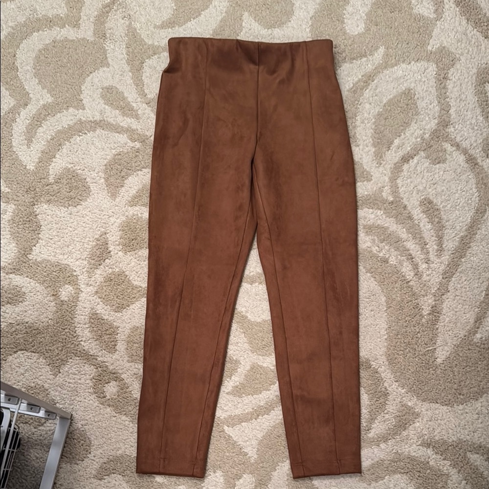 LOFT Camel High-Rise Pants